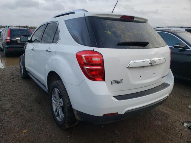 2GNALDEK6G6354482 - 2016 CHEVROLET EQUINOX LTZ WHITE photo 3