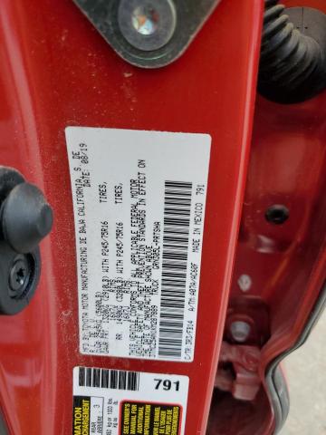 3TMCZ5AN1KM287889 - 2019 TOYOTA TACOMA DOUBLE CAB Qırmızı foto 12