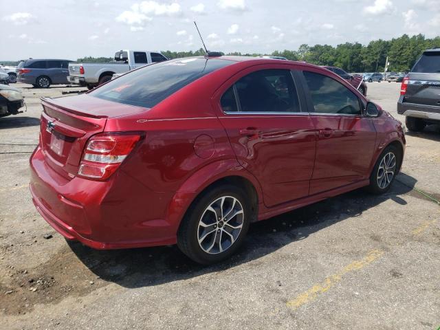 1G1JD5SB2L4137063 - 2020 CHEVROLET SONIC LT RED photo 3