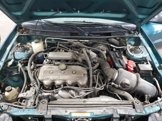 3FALP15P1VR115109 - 1997 FORD ESCORT LX TEAL photo 11