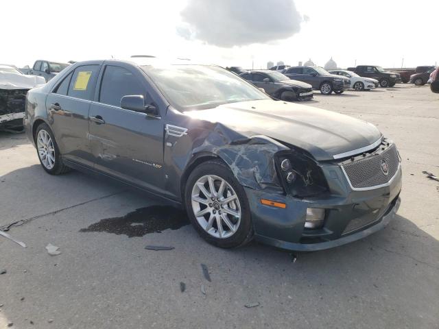 1G6DX67D280106571 - 2008 CADILLAC STS-V GRAY photo 4