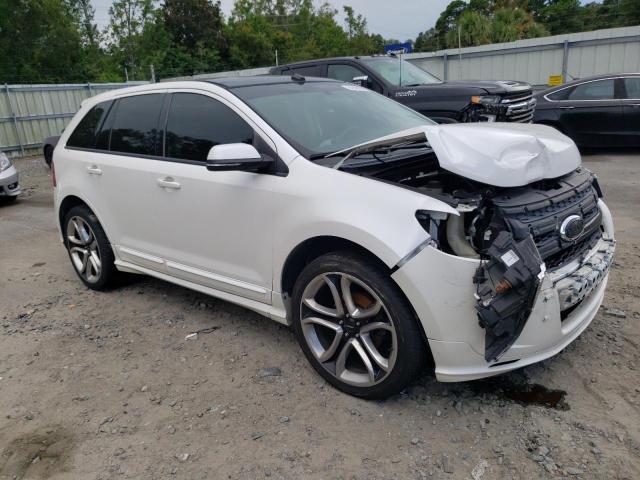 2FMDK3AK5DBC44644 - 2013 FORD EDGE SPORT WHITE photo 4