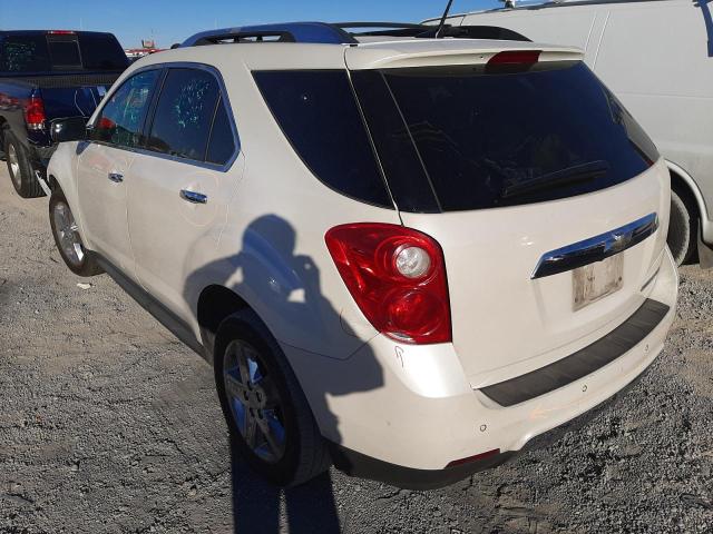 1GNALDEK7EZ101558 - 2014 CHEVROLET EQUINOX LTZ WHITE photo 3