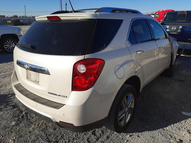 1GNALDEK7EZ101558 - 2014 CHEVROLET EQUINOX LTZ WHITE photo 4