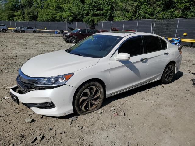 1HGCR3F88GA005714 - 2016 HONDA ACCORD EXL WHITE photo 1