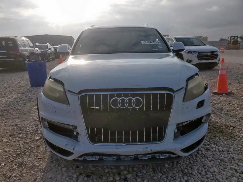 WA1DGAFE4DD003238 - 2013 AUDI Q7 PRESTIGE Білий фото 5