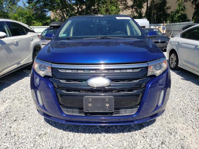 2FMDK4AK9DBA72107 - 2013 FORD EDGE SPORT BLUE photo 5