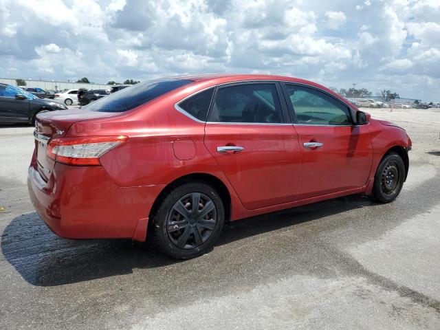 3N1AB7AP2DL626275 - 2013 NISSAN SENTRA S RED photo 3