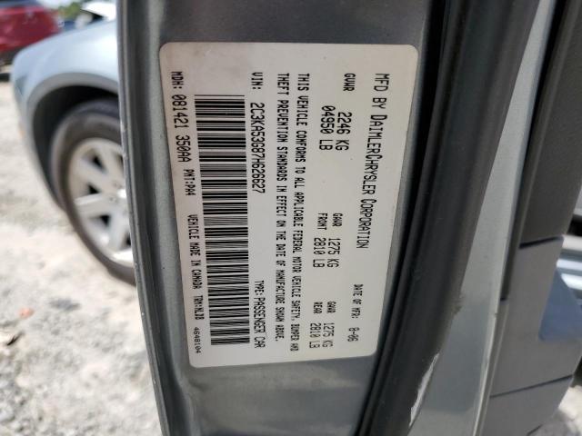 2C3KA53G87H626627 - 2007 CHRYSLER 300 TOURING GRAY photo 12