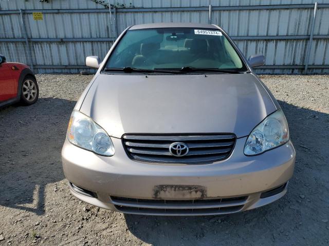 1NXBR32E63Z050760 - 2003 TOYOTA COROLLA CE BEIGE photo 5