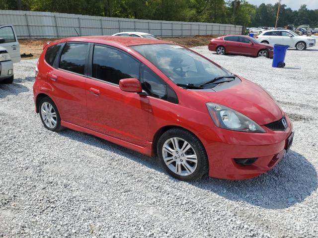 JHMGE88419S023454 - 2009 HONDA FIT SPORT RED photo 4