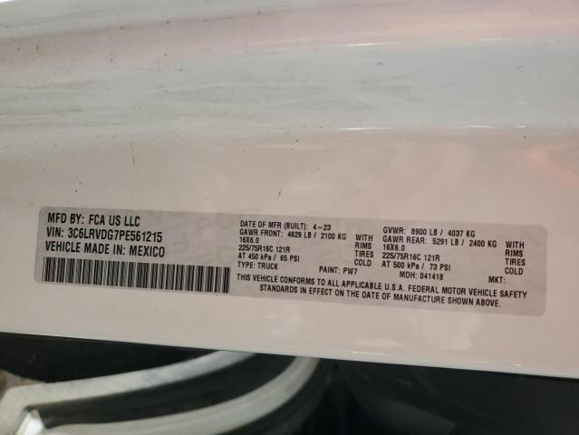 3C6LRVDG7PE561215 - 2023 RAM PROMASTER 2500 HIGH 白色 照片 14