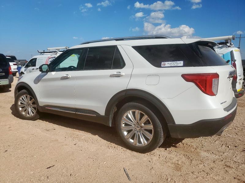 1FMSK7FH2NGC39049 - 2022 FORD EXPLORER LIMITED WHITE photo 2