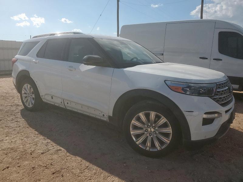 1FMSK7FH2NGC39049 - 2022 FORD EXPLORER LIMITED WHITE photo 4