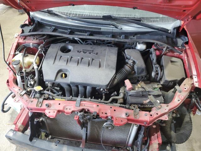 2T1BU4EE9CC810522 - 2012 TOYOTA COROLLA BASE 红色 照片 11