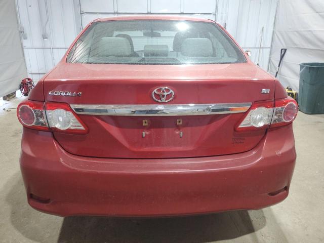 2T1BU4EE9CC810522 - 2012 TOYOTA COROLLA BASE 红色 照片 6