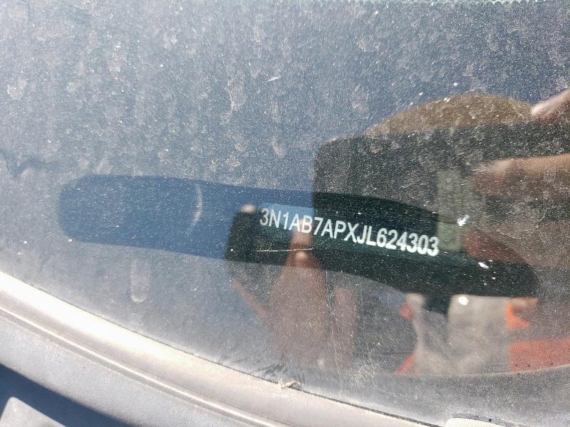 3N1AB7APXJL624303 - 2018 NISSAN SENTRA S WHITE photo 12