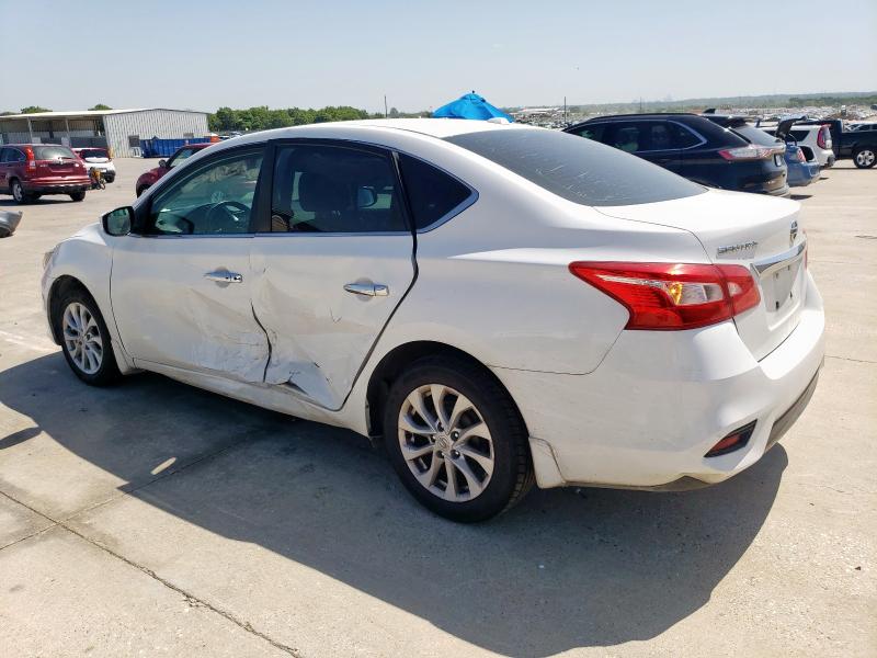 3N1AB7APXJL624303 - 2018 NISSAN SENTRA S WHITE photo 2