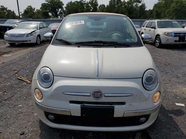 3C3CFFER5CT109622 - 2012 FIAT 500 LOUNGE CREAM photo 5