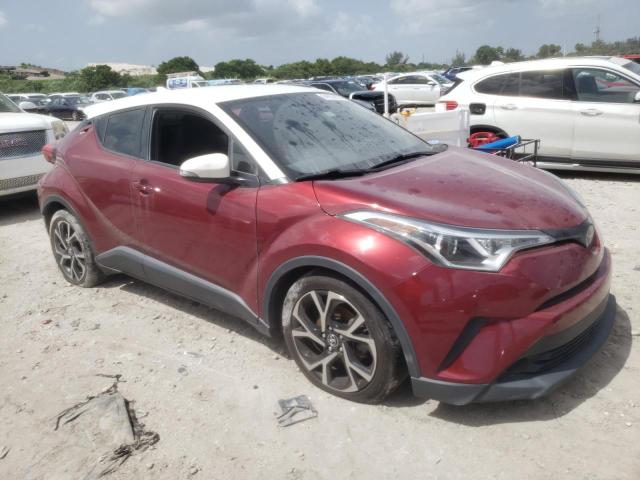 JTNKHMBX6J1005536 - 2018 TOYOTA C-HR XLE BURGUNDY photo 4