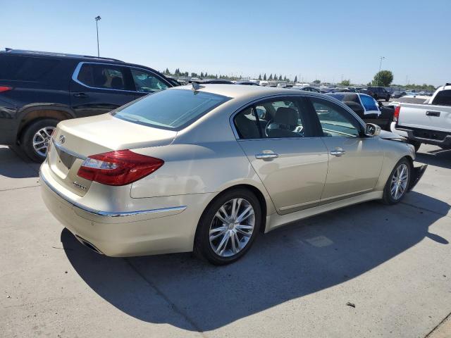KMHGC4DD9CU172045 - 2012 HYUNDAI GENESIS 3.8L 金色 照片 3