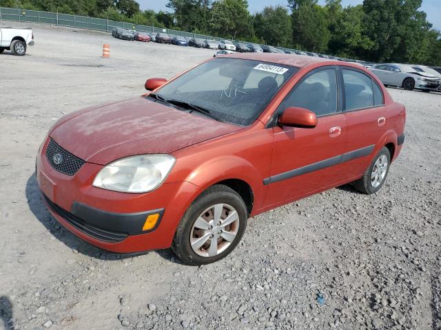 KNADE123986421348 - 2008 KIA RIO BASE RED photo 1