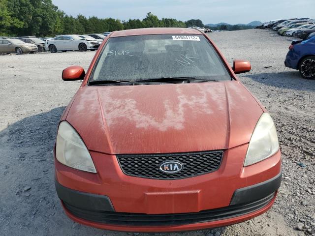 KNADE123986421348 - 2008 KIA RIO BASE RED photo 5