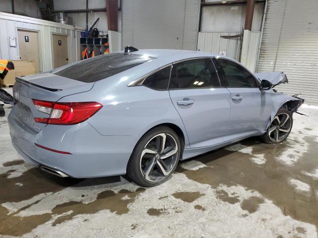 1HGCV1F3XNA066872 - 2022 HONDA ACCORD SPORT BLUE photo 3