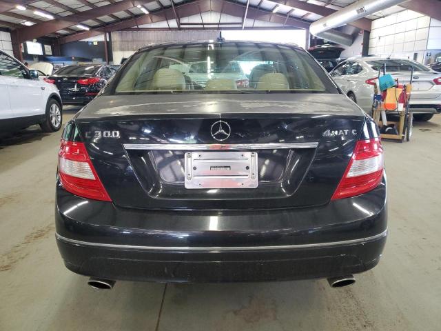 WDDGF81X08F063234 - 2008 MERCEDES-BENZ C 300 4MATIC BLACK photo 6