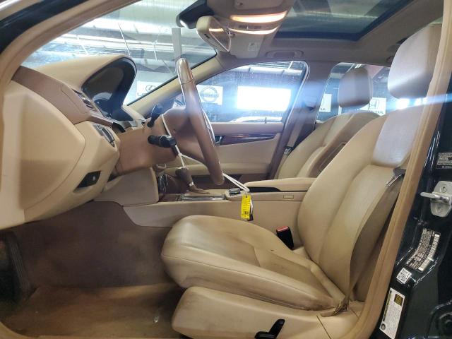 WDDGF81X08F063234 - 2008 MERCEDES-BENZ C 300 4MATIC BLACK photo 7