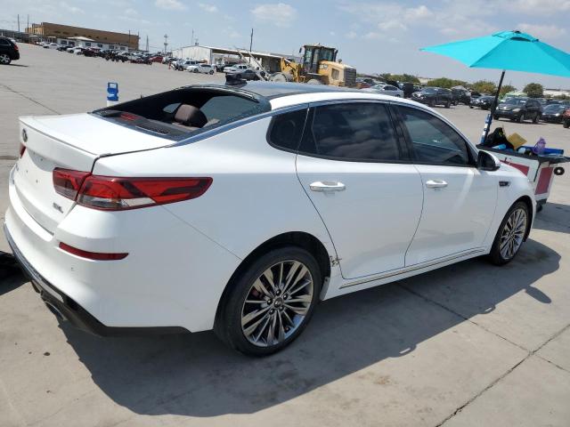 5XXGV4L22KG315887 - 2019 KIA OPTIMA SXL WHITE photo 3