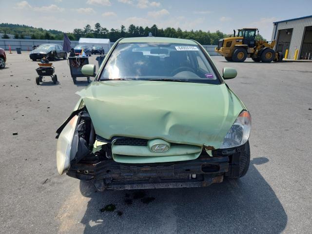 KMHCM3AC0BU187548 - 2011 HYUNDAI ACCENT GL 绿色 照片 5