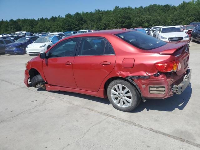 2T1BU4EE8AC478215 - 2010 TOYOTA COROLLA BASE წითელი ფოტო 2