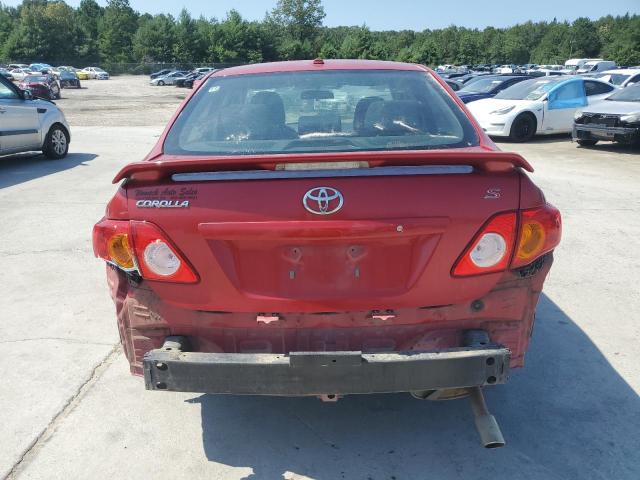 2T1BU4EE8AC478215 - 2010 TOYOTA COROLLA BASE წითელი ფოტო 6