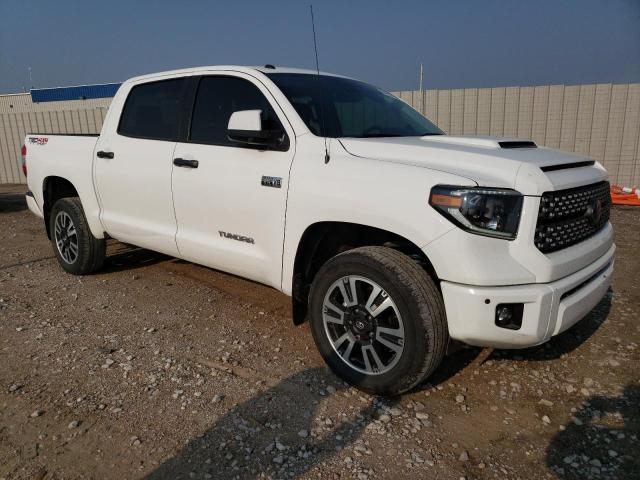 5TFDW5F15KX812286 - 2019 TOYOTA TUNDRA CREWMAX SR5 WHITE photo 4