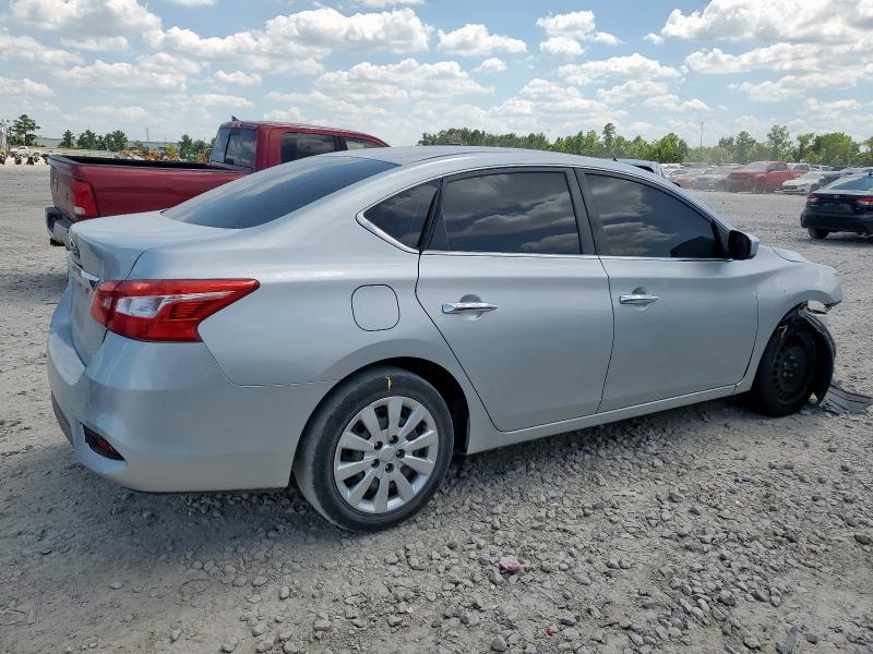 3N1AB7AP4KY299247 - 2019 NISSAN SENTRA S 银色 照片 3