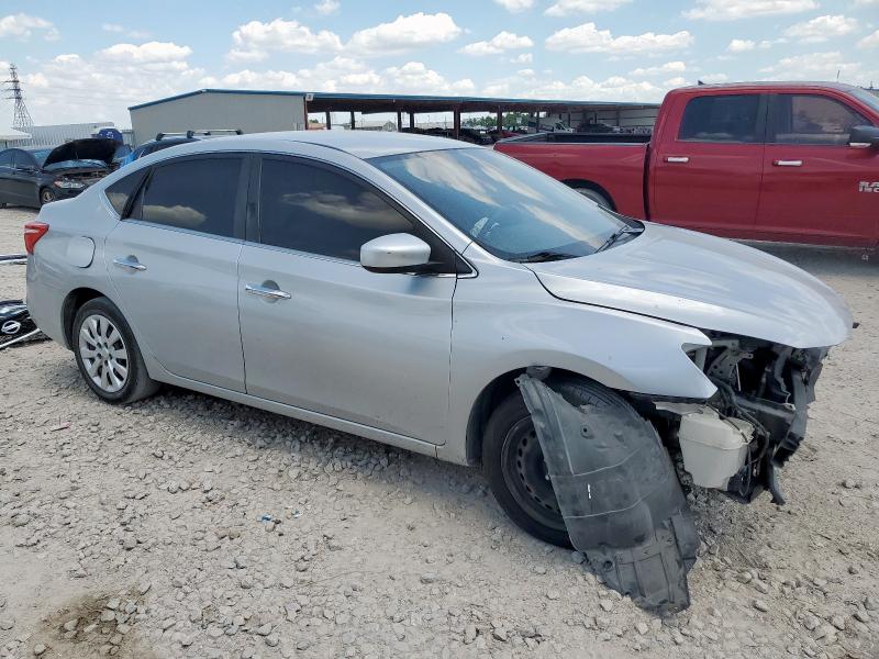 3N1AB7AP4KY299247 - 2019 NISSAN SENTRA S 银色 照片 4