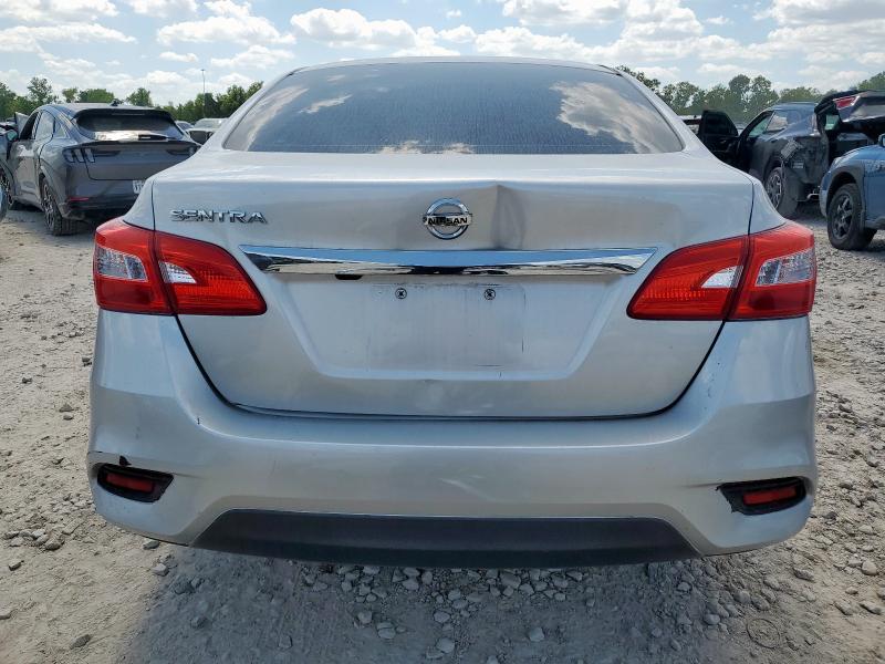 3N1AB7AP4KY299247 - 2019 NISSAN SENTRA S 银色 照片 6