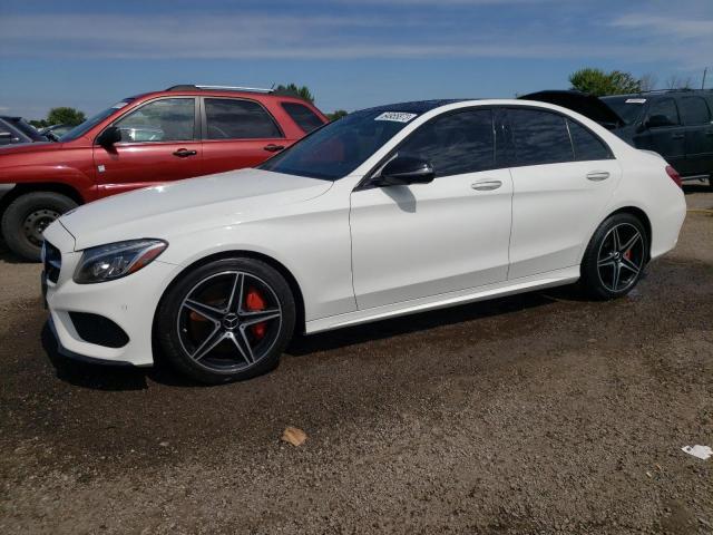 55SWF6EB7GU148226 - 2016 MERCEDES-BENZ C 450 4MATIC AMG WHITE photo 1