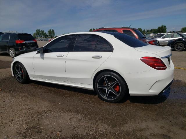 55SWF6EB7GU148226 - 2016 MERCEDES-BENZ C 450 4MATIC AMG WHITE photo 2