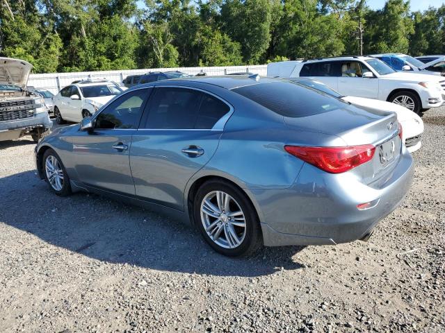 JN1BV7AP2EM691288 - 2014 INFINITI Q50 BASE Մոխրագույն լուսանկար 2