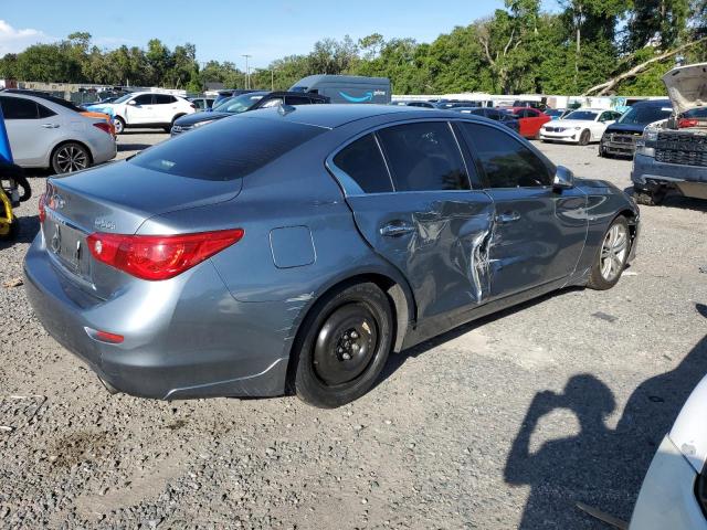 JN1BV7AP2EM691288 - 2014 INFINITI Q50 BASE Մոխրագույն լուսանկար 3