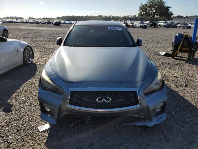 JN1BV7AP2EM691288 - 2014 INFINITI Q50 BASE Մոխրագույն լուսանկար 5
