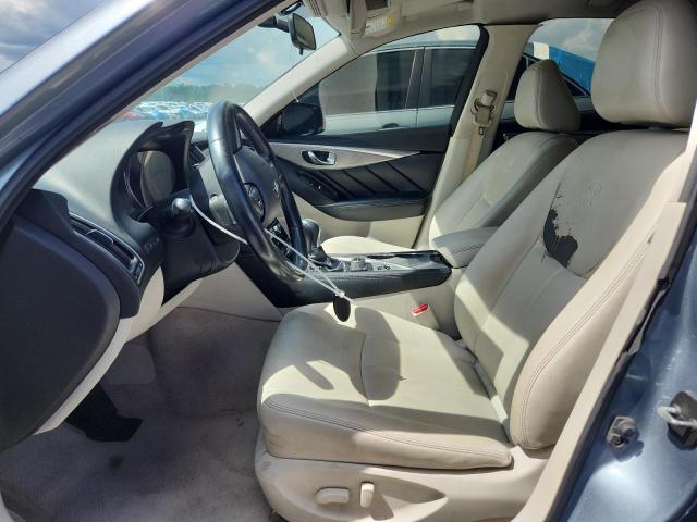 JN1BV7AP2EM691288 - 2014 INFINITI Q50 BASE Մոխրագույն լուսանկար 7