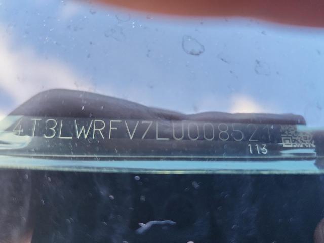 4T3LWRFV7LU008521 - 2020 TOYOTA RAV4 LE 勃艮第红 照片 13