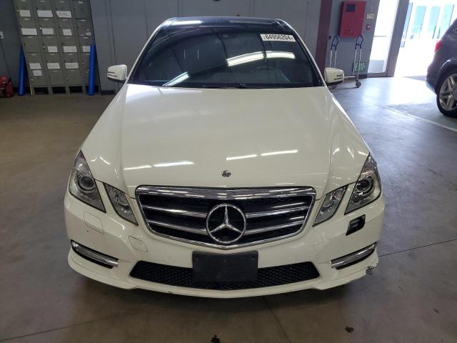 WDDHF2EB2CA565359 - 2012 MERCEDES-BENZ E 350 BLUETEC WHITE photo 5