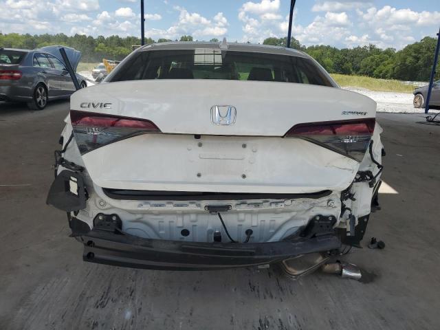 2HGFE2F58SH525169 - 2025 HONDA CIVIC SPORT WHITE photo 6