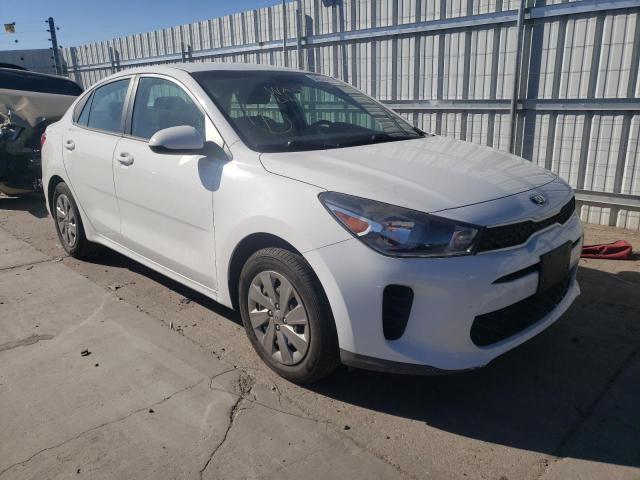 3KPA24AB8KE205078 - 2019 KIA RIO S WHITE photo 1