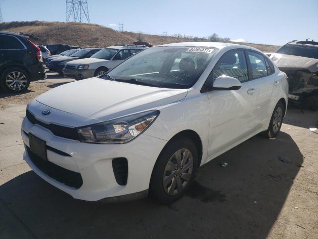 3KPA24AB8KE205078 - 2019 KIA RIO S WHITE photo 2