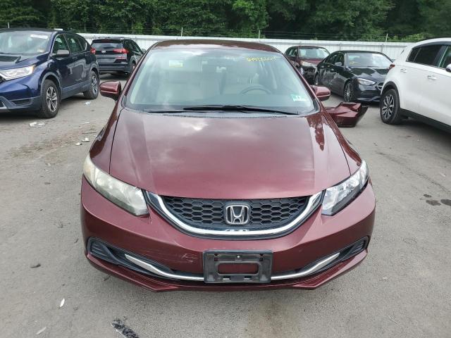 19XFB2F5XEE268989 - 2014 HONDA CIVIC LX BURGUNDY photo 5